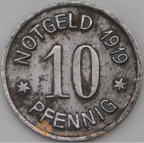 Германия Нотгельд 10 пфеннигов 1919 Бинген арт. 23695