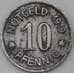 Германия Нотгельд 10 пфеннигов 1919 Бинген арт. 23695