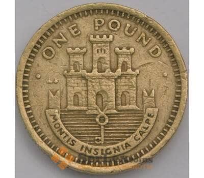 Монета Гибралтар 1 фунт 1988 КМ18 VF арт. 40076