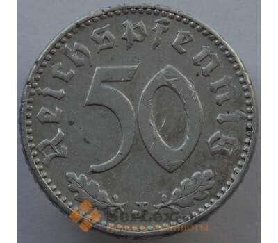 Монета Германия 50 пфеннингов (рейхспфеннигов) 1943 J КМ96 VF (J05.19) арт. 15001