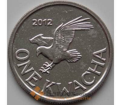 Монета Малави 1 квача 2012 КМ212 UNC арт. 8101
