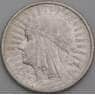 Польша монета 2 злотых 1933 Y20 XF Ядвига арт. 36628