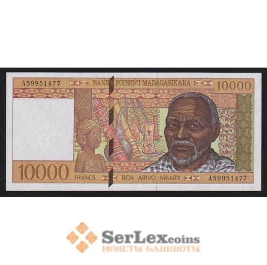 Мадагаскар 10000 франков 1995 Р79b aUNC арт. 39988