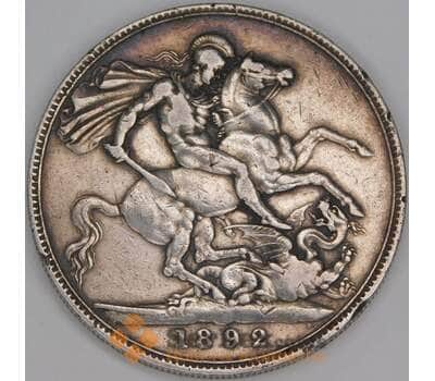 Великобритания 1 крона 1892 КМ765 XF арт. 53130