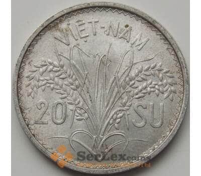 Монета Вьетнам 20 су 1953 КМ2 AU арт. 7759