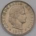 Монета Швейцария 20 раппен 1939 КМ29а AU арт. 38355