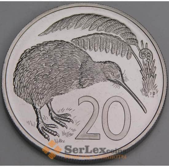 Новая Зеландия 20 центов 1967 КМ36 Proof арт. 46541
