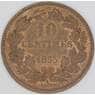 Люксембург 10 сантимов 1855 КМ23 F арт. 53395