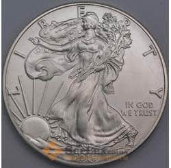 США монета 1 2016 КМ273 BU Шагающая свобода арт. 43105