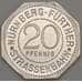 Германия Нюрнберг 20 пфеннигов 1921 Proof PETER VISCHER (j05.19) арт. 21218
