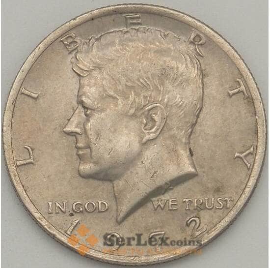 США 1/2 доллара 1972 КМА202b XF арт. 17653