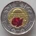 Монета Канада 2 доллара 2018 Окончание Первой мировой войны UNC Цветная арт. 13396