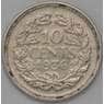 Нидерланды 10 центов 1936 КМ163 VF арт. 28204