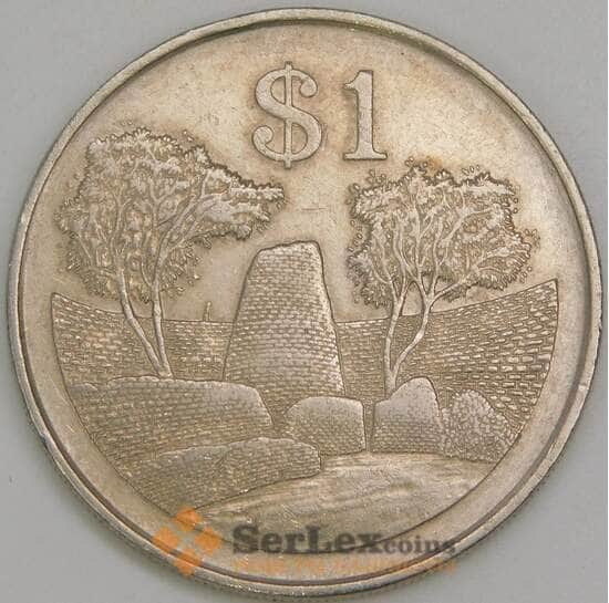 Зимбабве 1 доллар 1980 КМ6 VF арт. 56384