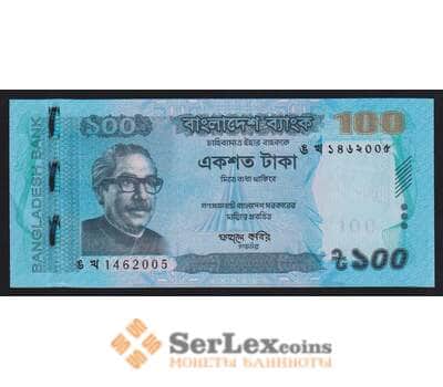 Бангладеш 100 така 2017 Р57g UNC арт. 54351