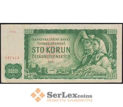 Чехословакия банкнота 100 крон 1961 Р91 AU арт. 48080