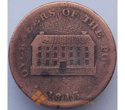 Монета Великобритания токен 1 пенни 1813 Уэльс Флинт (J05.19) арт. 16250