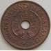 Монета Родезия и Ньясаленд 1 пенни 1957 КМ2 aUNC арт. 14545