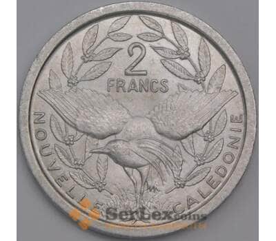 Новая Каледония монета 2 франка 1973 КМ14 UNC арт. 43240