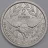Новая Каледония монета 2 франка 1973 КМ14 UNC арт. 43240