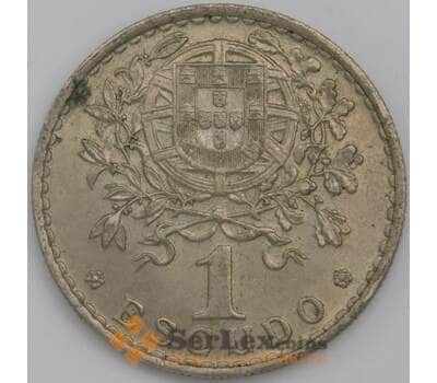 Португалия монета 1 эскудо 1962 КМ578 АU арт. 44583