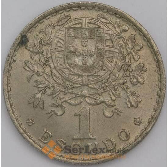 Португалия монета 1 эскудо 1962 КМ578 АU арт. 44583