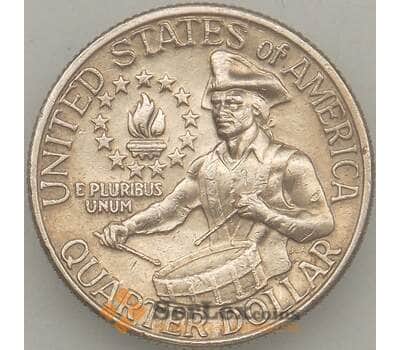 Монета США 25 центов 1976 КМ204 XF Барабанщик  арт. 18902