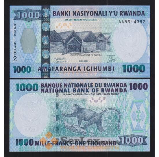 Руанда 1000 франков 2004 Р31 UNC серия АА арт. 55405