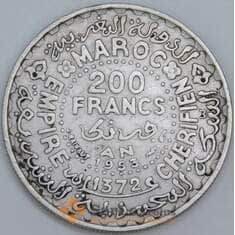 Марокко 200 франков 1953 Y53 VF арт. 57291