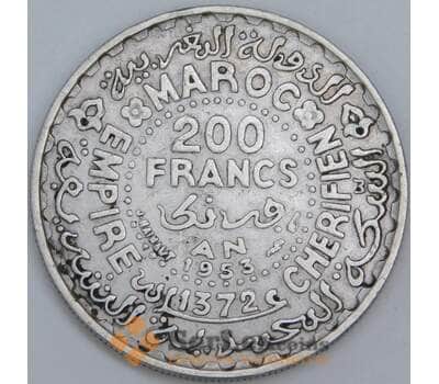 Марокко 200 франков 1953 Y53 VF арт. 57291