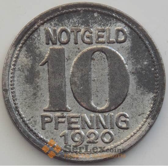 Германия нотгельд 10 пфеннигов 1920 XF Кобленц арт. 12905