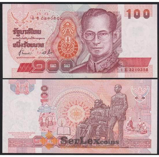 Таиланд банкнота 100 бат 1994 КМ97(9) UNC арт. 48369