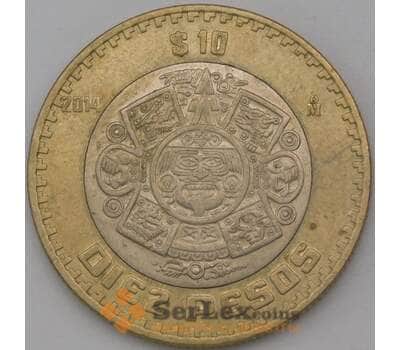 Монета Мексика 10 песо 2014 КМ616 XF арт. 25049