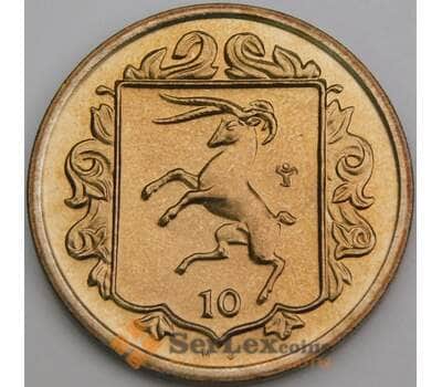 Мэн остров 10 пенсов 1985 КМ146 UNC арт. 49380
