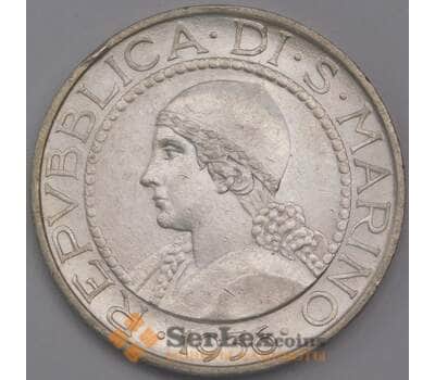 Сан-Марино монета 5 лир 1936 КМ9 XF арт. 42304