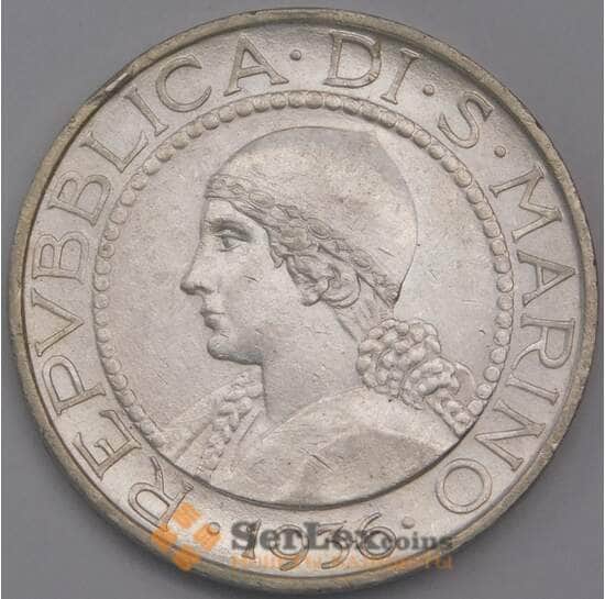 Сан-Марино монета 5 лир 1936 КМ9 XF арт. 42304