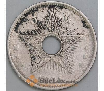 Бельгийское Конго 5 сантимов 1921 КМ17 F арт. 55302