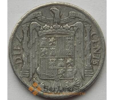 Монета Испания 10 сентимо 1941 КМ766 VF (J05.19) арт. 15211
