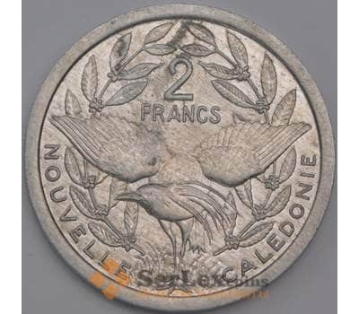 Новая Каледония монета 2 франка 1997 КМ14 AU арт. 43236