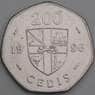 Гана монета 200 седи 1996 КМ35 UNC арт. 46353