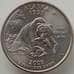 Монета США 25 центов 2008 D КМ424 Аляска Серия Штаты AU арт. 12304