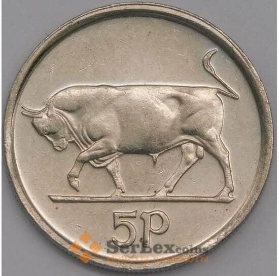Ирландия 5 пенсов 1998 КМ28 aUNC арт. 40525