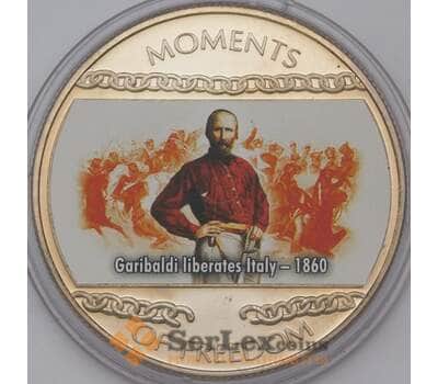 Монета Либерия 10 долларов 2004 Гарибальди Объединение Италии арт. 31444