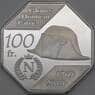 Корсика 100 франков 2019 Prooflike UNUSUAL арт. 26616
