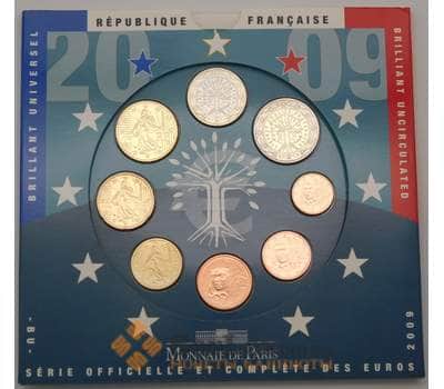 Монета Франция Официальный набор Евро 1 цент -2 евро (8 шт) 2009 BU арт. 28287