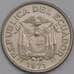 Монета Эквадор 1 сукре 1971 КМ78b UNC арт. 40095