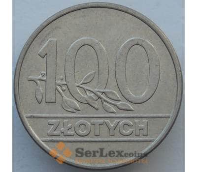 Монета Польша 100 злотых 1990 КМ214 aUNC (J05.19) арт. 16381