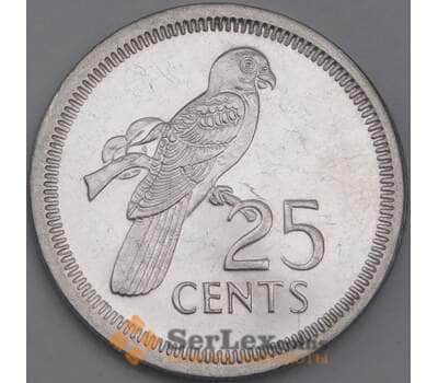 Сейшельские острова монета 25 центов 2007 КМ49а UNC арт. 42179