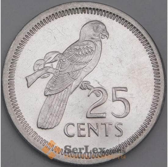 Сейшельские острова монета 25 центов 2007 КМ49а UNC арт. 42179