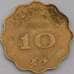 Монета Мальдивы 10 лаари 1960 КМ46 VF- арт. 39267